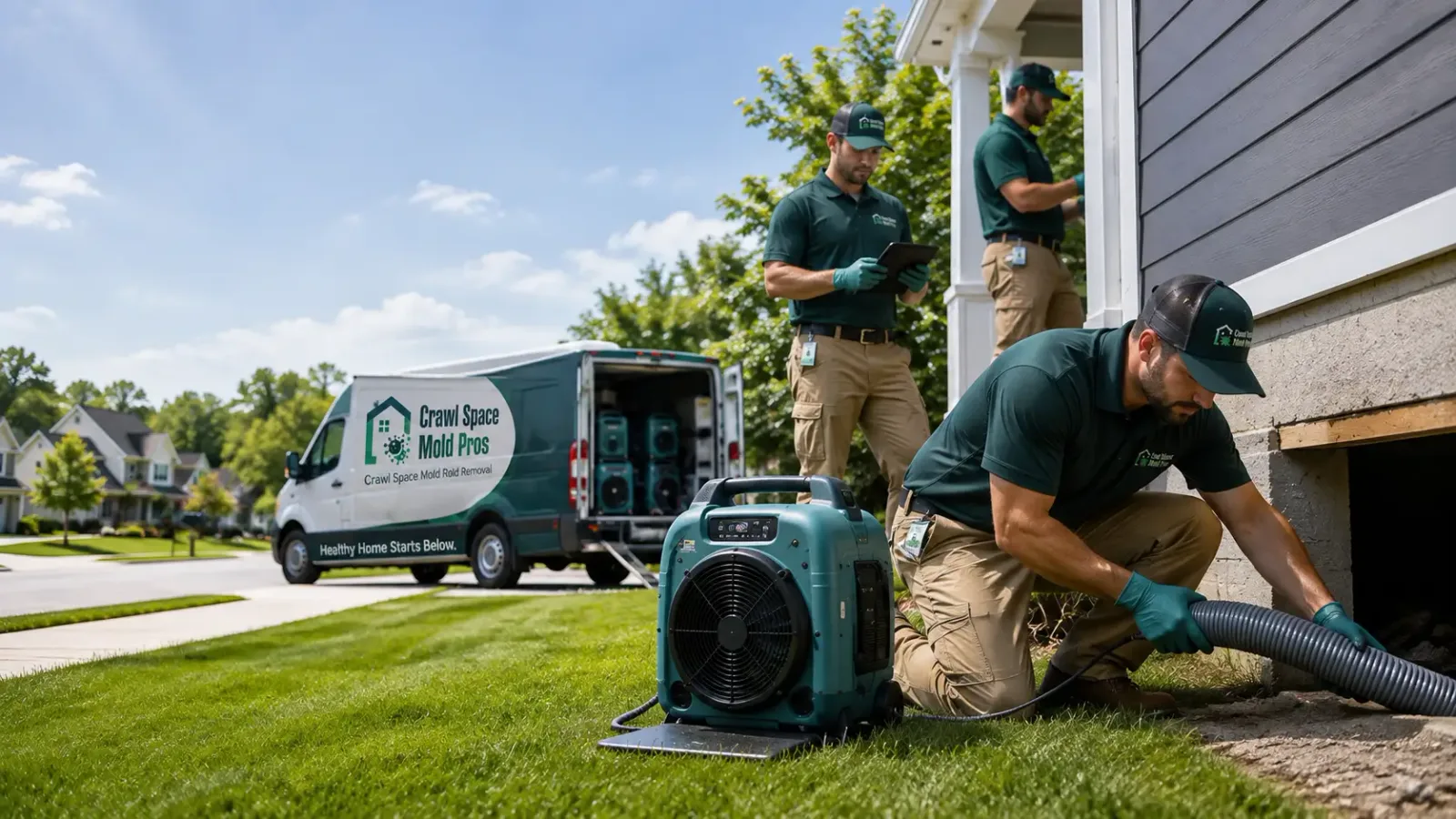 Crawl Space Mold Removal in Centreville, MI